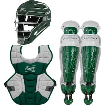 Rawlings Intermediate Dark Green VELO 2.0 Catcher's Gear Box Set: CSV2I-DG/W -Rawlings Shop 12006 1c278a9a 5ec2 4313 a1b6 8204c2fe525f