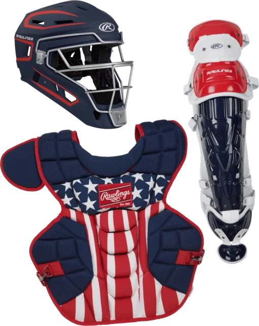 Rawlings ADULT USA VELO 2.0 Catcher's Gear Box Set: CSV2A-NSW -Rawlings Shop CSV2A NSW 110