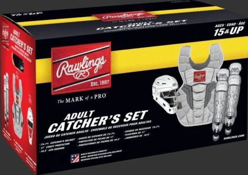 Rawlings ADULT USA VELO 2.0 Catcher's Gear Box Set: CSV2A-NSW -Rawlings Shop CSV2A NSW 16