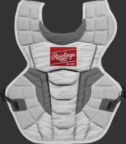 Rawlings Intermediate White/Silver VELO 2.0 Catcher's Gear Box Set: CSV2I-W/SIL -Rawlings Shop CSV2A W SIL ChestProtector 3b1e8afa d3e3 4459 a2c1 2ff1b9873146