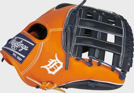 Rawlings 2021 Detroit Tigers Heart Of The Hide Glove -Rawlings Shop PRO204W 6DET 3