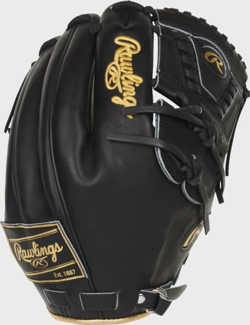 Rawlings Pro Label 7 Black Heart Of The Hide Infield/Pitcher's Glove -Rawlings Shop PRO206F 30B 2