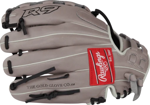 Rawlings R9 Series 11.5" Fastpitch Softball Glove: R9SB115U-3GW -Rawlings Shop R9SB115U 3GW 4