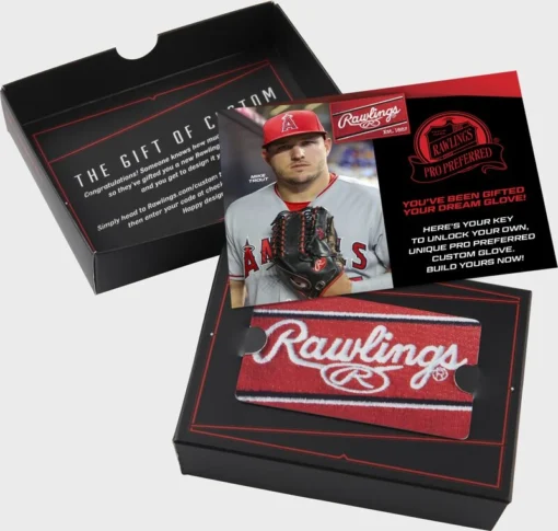 Rawlings Pro Preferred Custom Glove Gift Card -Rawlings Shop Rawlings gift card plus insert MT 1