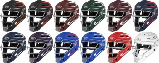 Rawlings Velo 2.0 CHV27S Adult Two Tone Matte Style Catchers Helmet -Rawlings Shop rawlings velo 2 0 chv27s adult two tone matte style catchers helmet 11